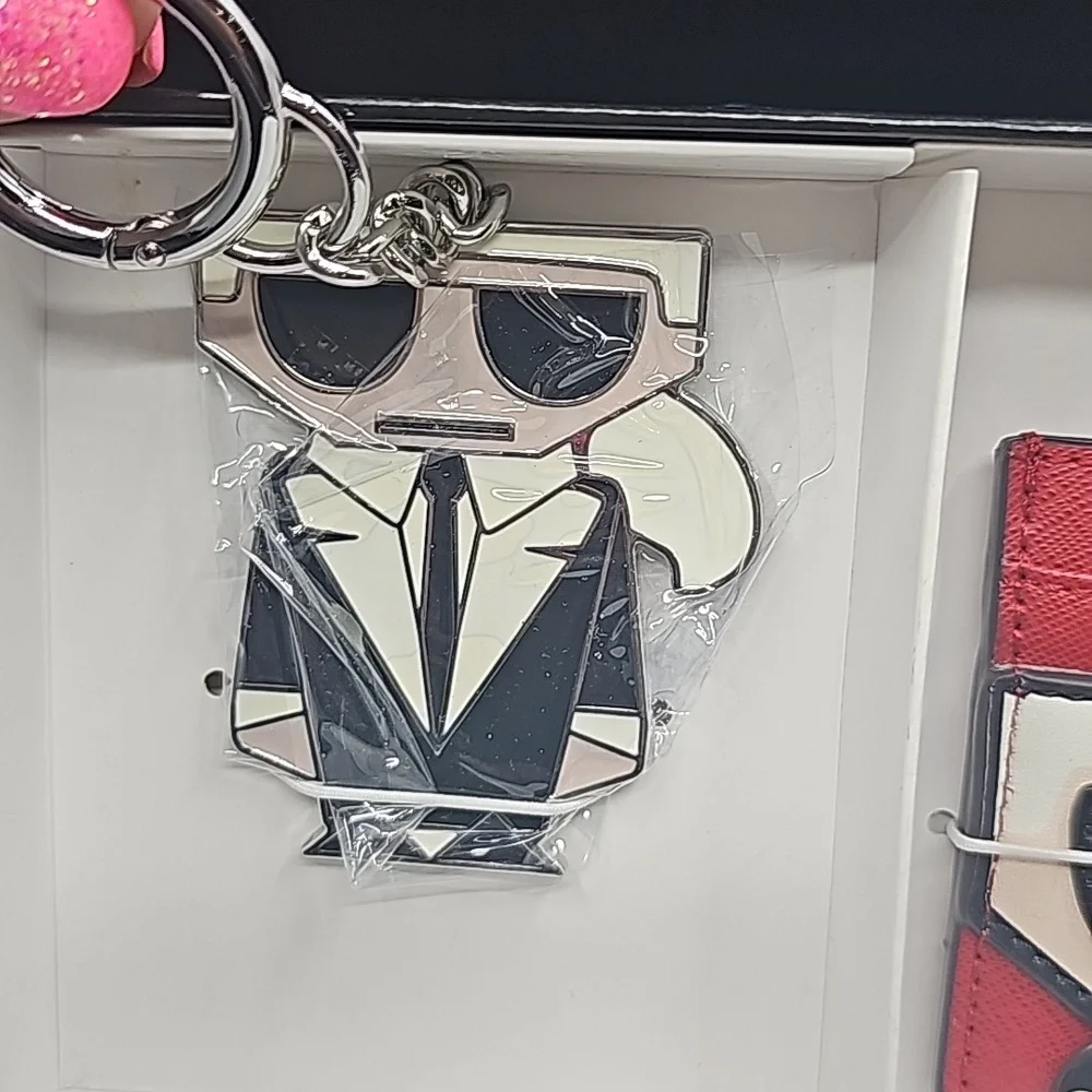 Karl Lagerfield Gift set with Key and Card